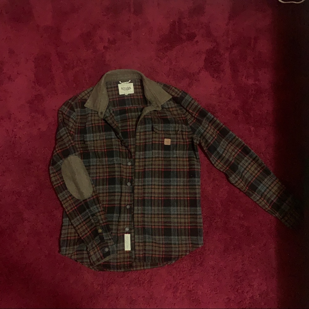 Roark Nordsman Flannel Shirt - Black Plaid